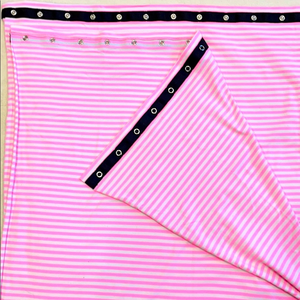 Lululemon vinyasa scarf - striped hot pink & white